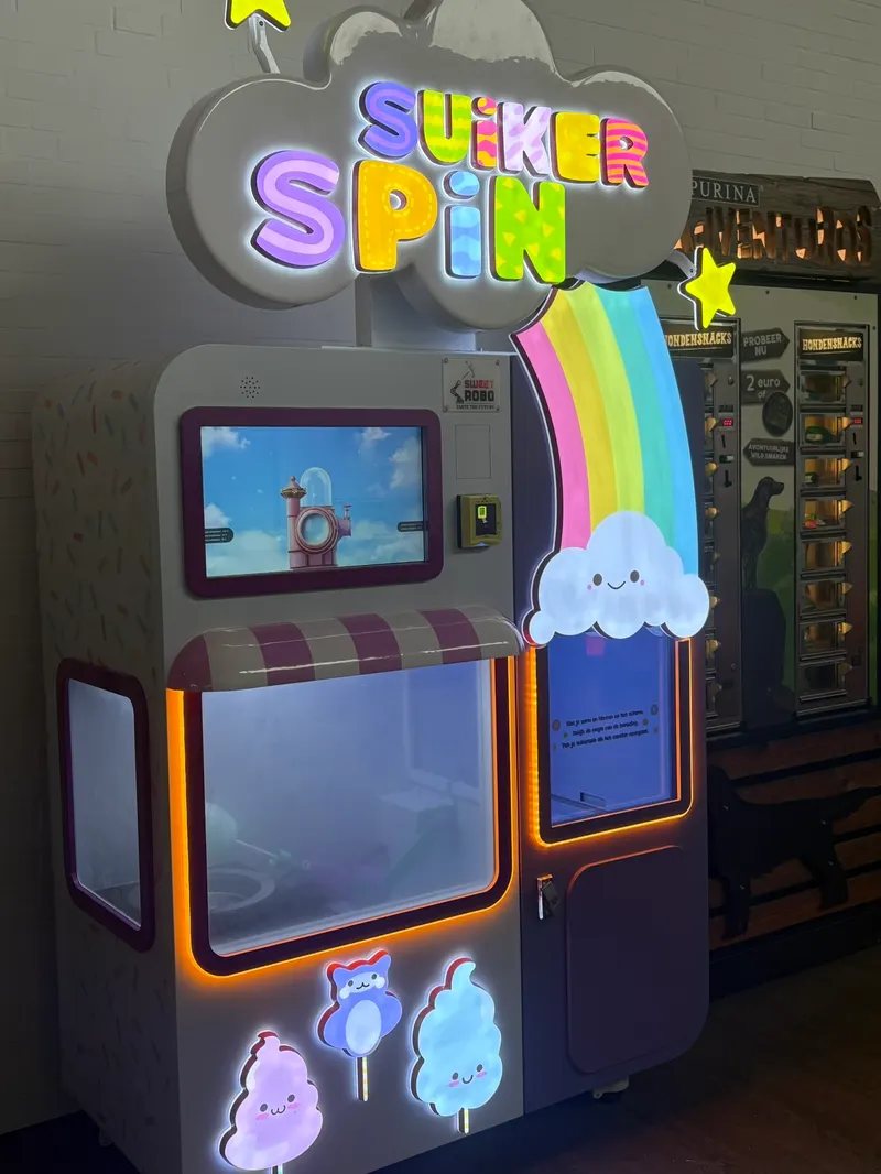 Machine Sweet Robo dans un parc de vacances Landal
