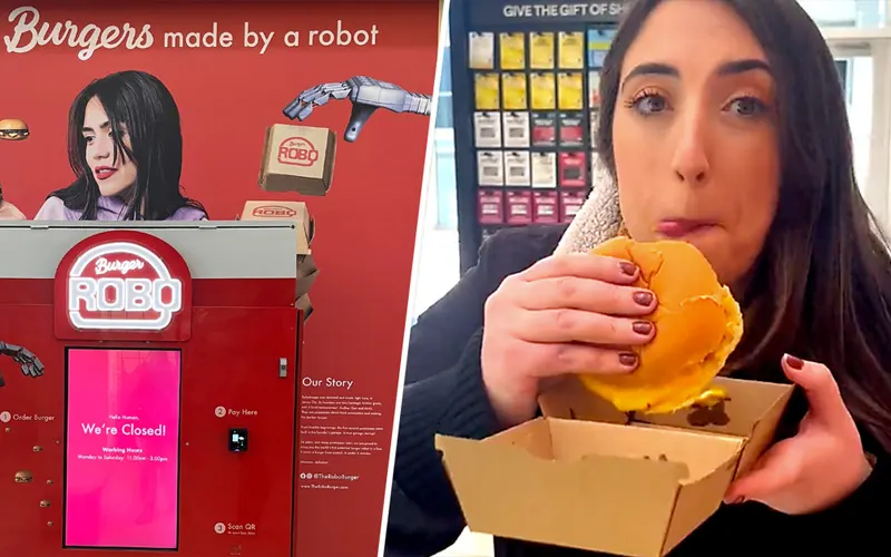 I Tried RoboBurger, the World’s First Burger Vending Machine