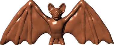 In Schokolade 3D-gedrucktes Design des Sweet Robo ChocoPrint