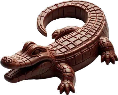 In Schokolade 3D-gedrucktes Design des Sweet Robo ChocoPrint