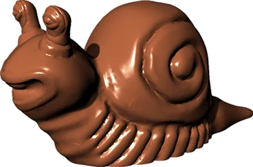 In Schokolade 3D-gedrucktes Design des Sweet Robo ChocoPrint