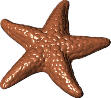 In Schokolade 3D-gedrucktes Design des Sweet Robo ChocoPrint