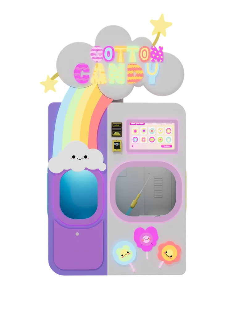 Sweet Robo Cotton Candy Robot Verkaufsautomat