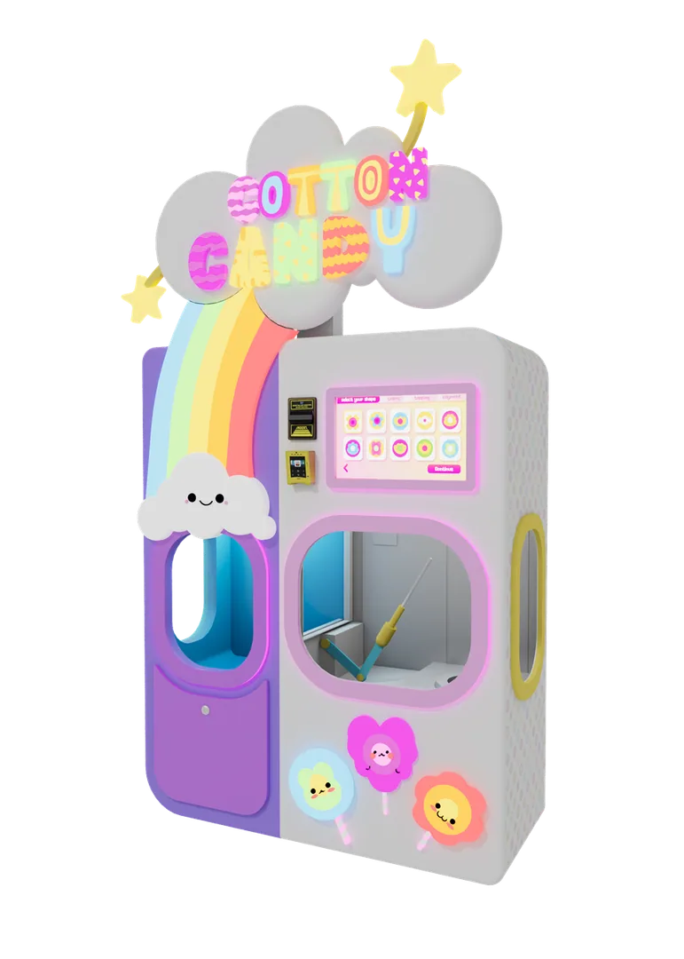 Sweet Robo Cotton Candy Robot Verkaufsautomat