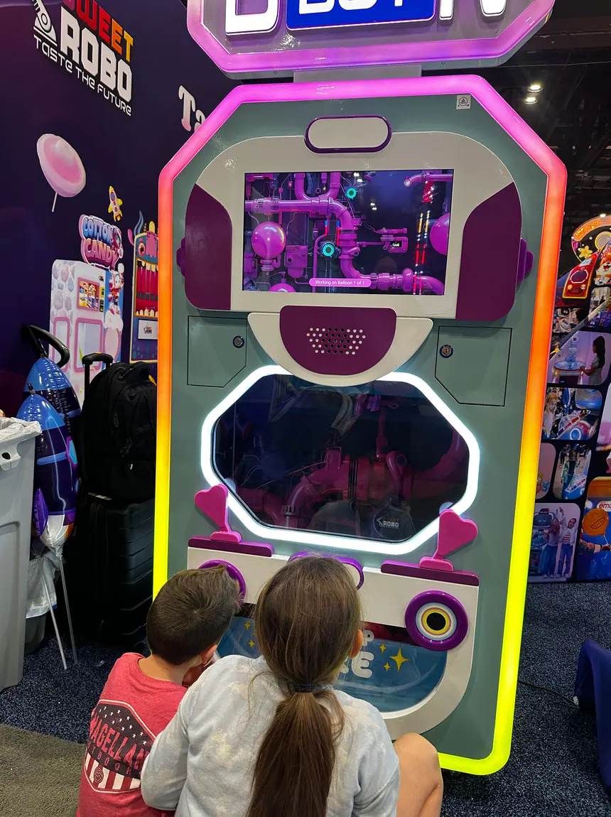 Sweet Robo machine at a trampolin- & abenteuerparks venue